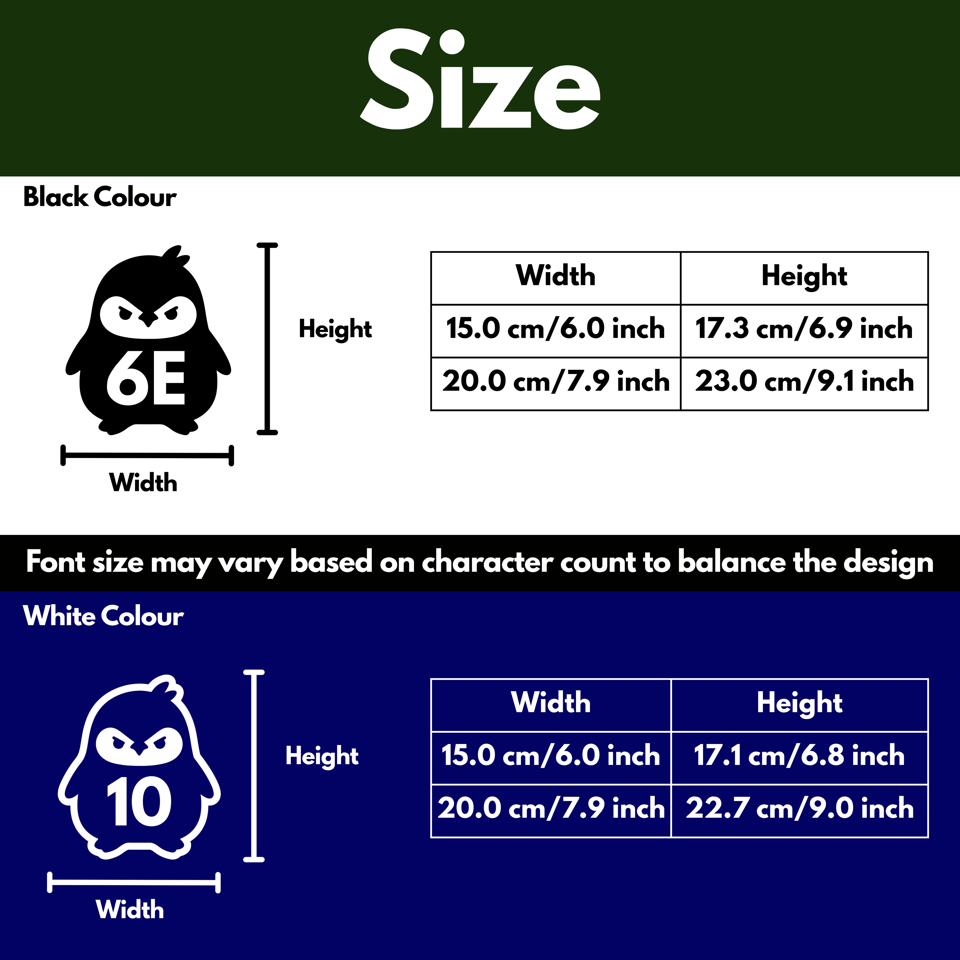 Angry Penguin Bin Decal Sticker with Personalised House Number