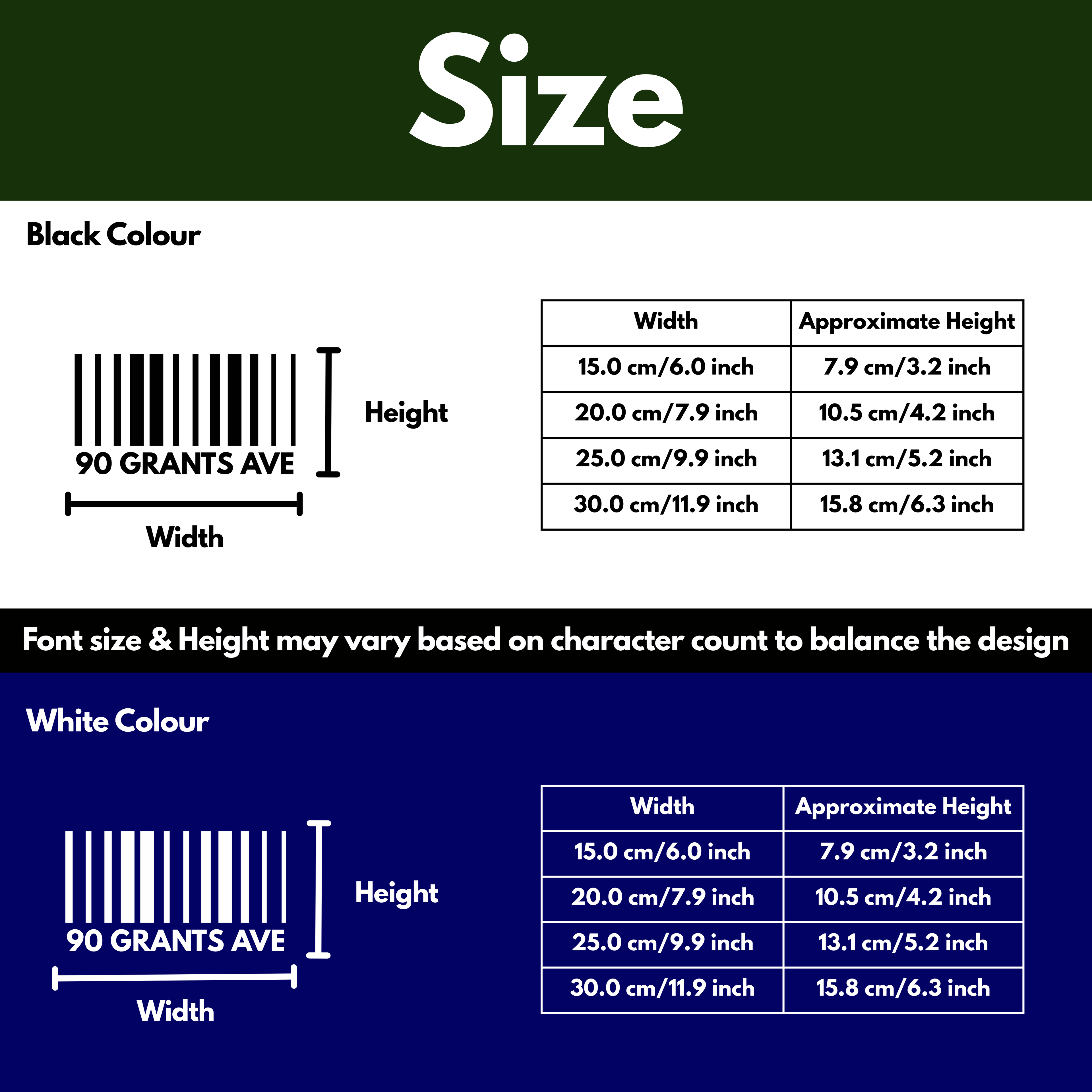 Barcode Bin Decal Sticker with Personalised House Number