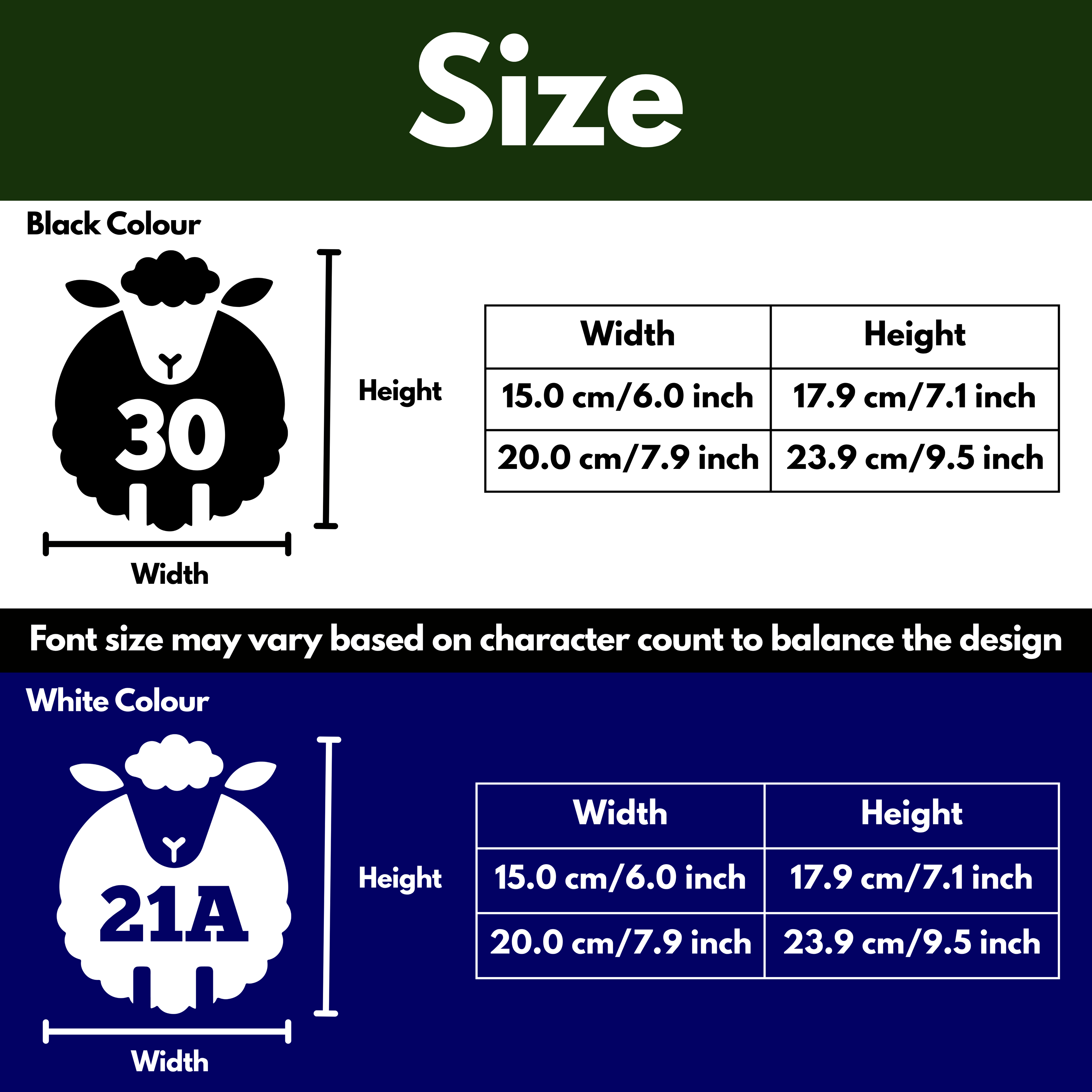 Sheep Bin Decal Sticker with Personalised House Number