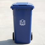 Octopus Bin Decal Sticker with Personalised House Number