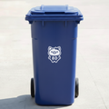 Piggy Bin Decal Sticker with Personalised House Number