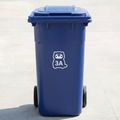 Otter Bin Decal Sticker with Personalised House Number