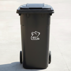 Mouse Bin Decal Sticker with Personalised House Number