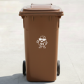Potato Bin Decal Sticker with Personalised House Number