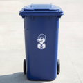 Duck Bin Decal Sticker with Personalised House Number